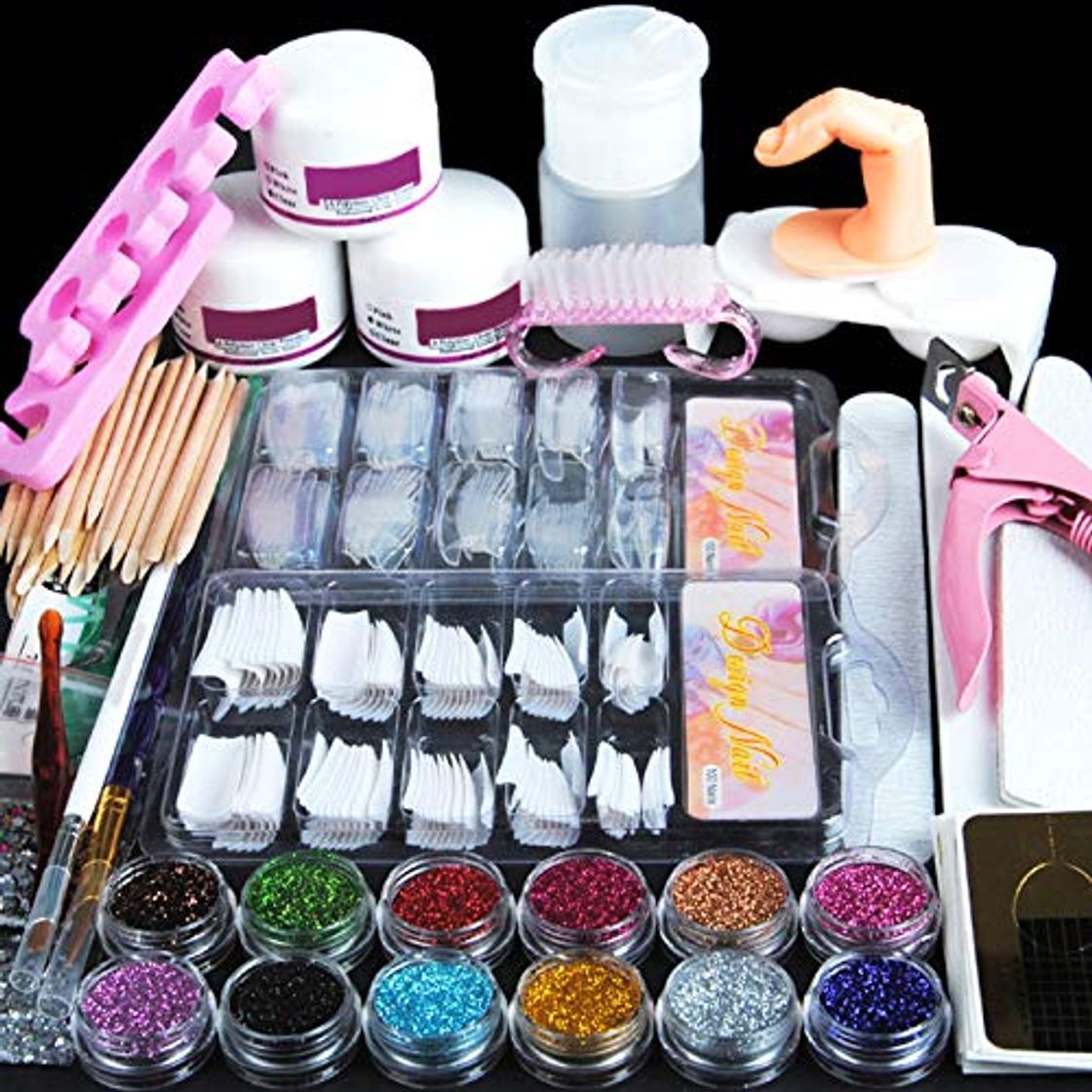 Belleza Saint-Acior Manicura Kit DIY Uña Arte Herramiento para Nail Art