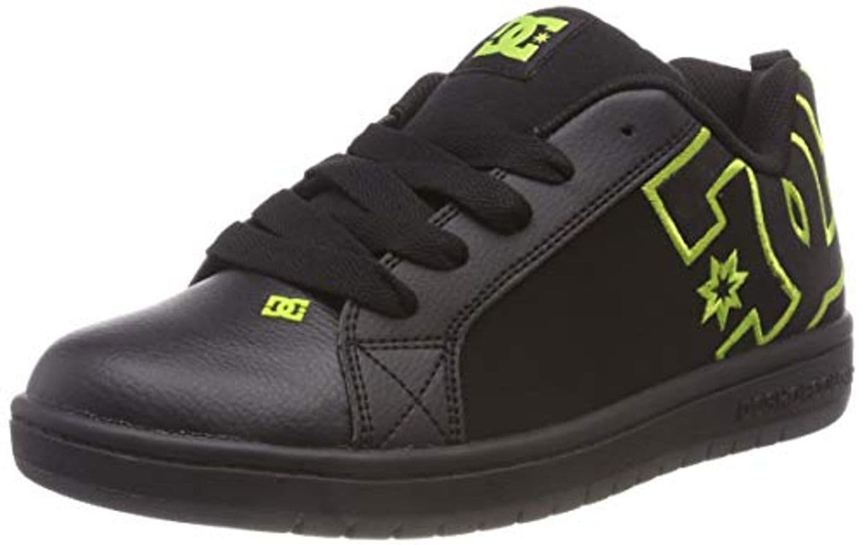 Product DC Shoes Court Graffik, Zapatillas de Skateboard para Niños, Negro