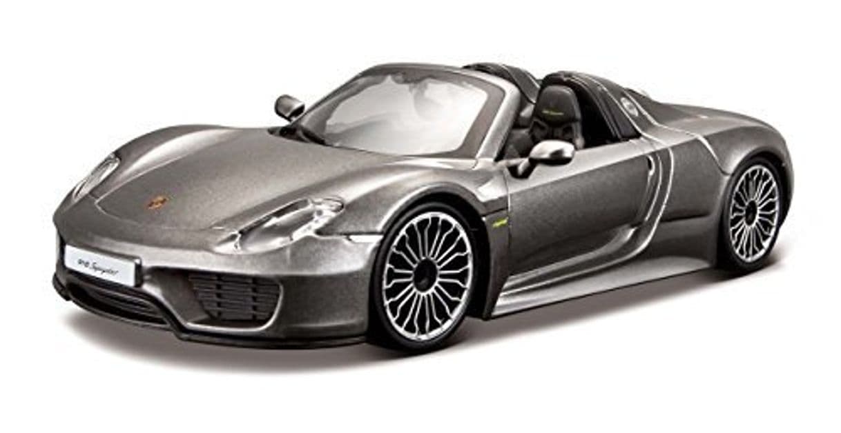 Product Bburago Coche Metal Porsche 918 Spyder, Color Gris