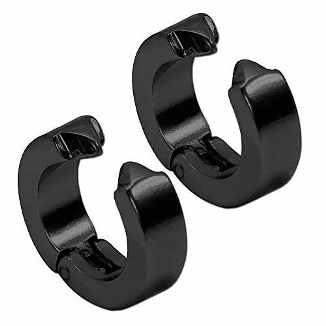 Producto tumundo Pendientes Clip Aretes Aro Huggie Hoop Sin Agujero Asiento Fijo Plata