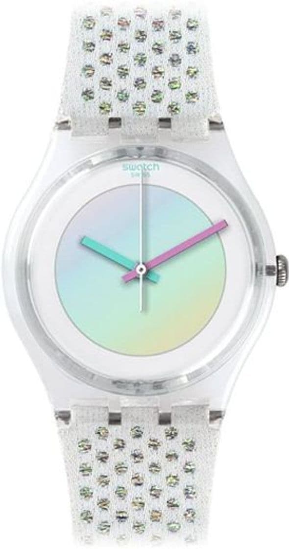 Fashion Swatch Girl's Gent GE246 Clear Suede Swiss Quartz ... - Amazon.com