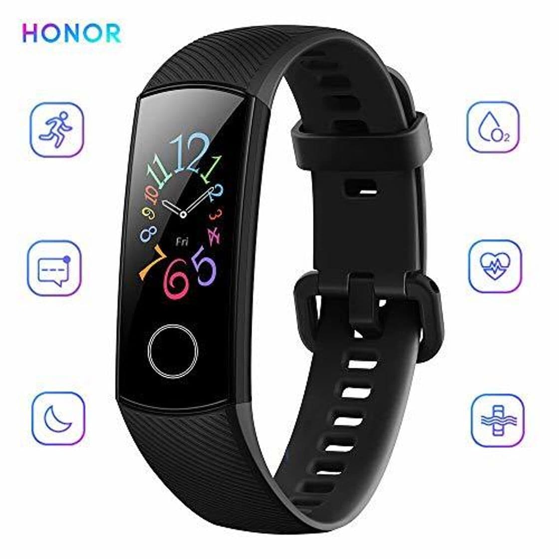 Fitness Honor Band 5 Reloj Inteligente 0.95 "AMOLED Pantalla a color 50M Monitor