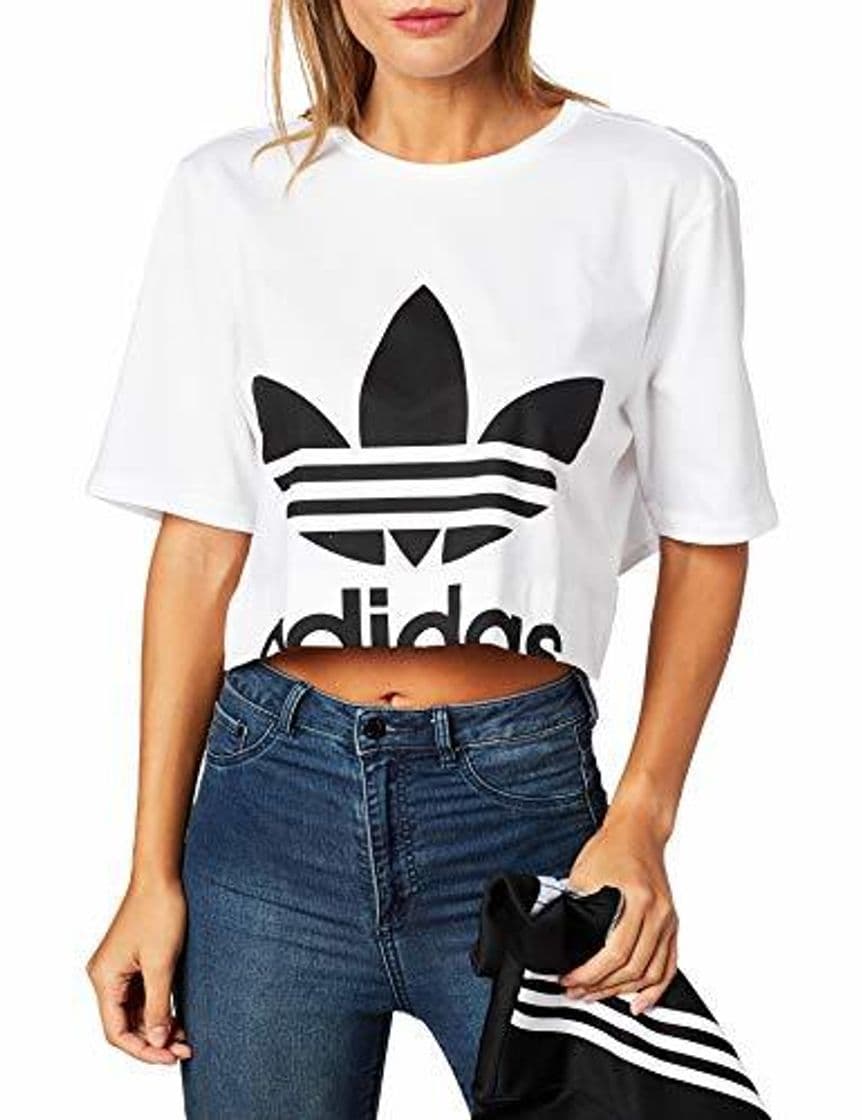 Place adidas T-Shirt Top Back Cutout tee White Donna ED4774