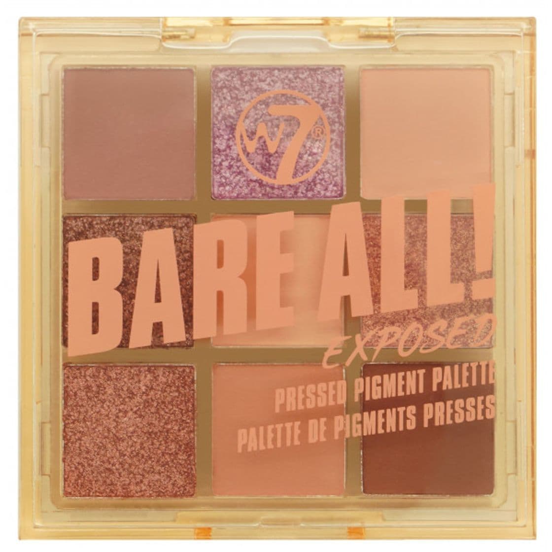 Fashion Paleta Bare All Pressed Pigment Palette Exposed W7 precio