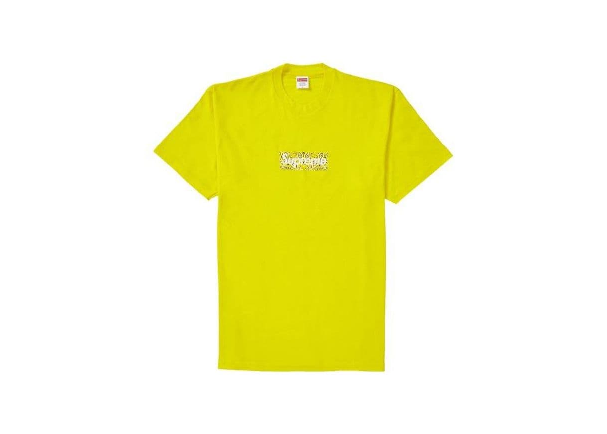 Producto Supreme Bandana Box Logo Tee Yellow