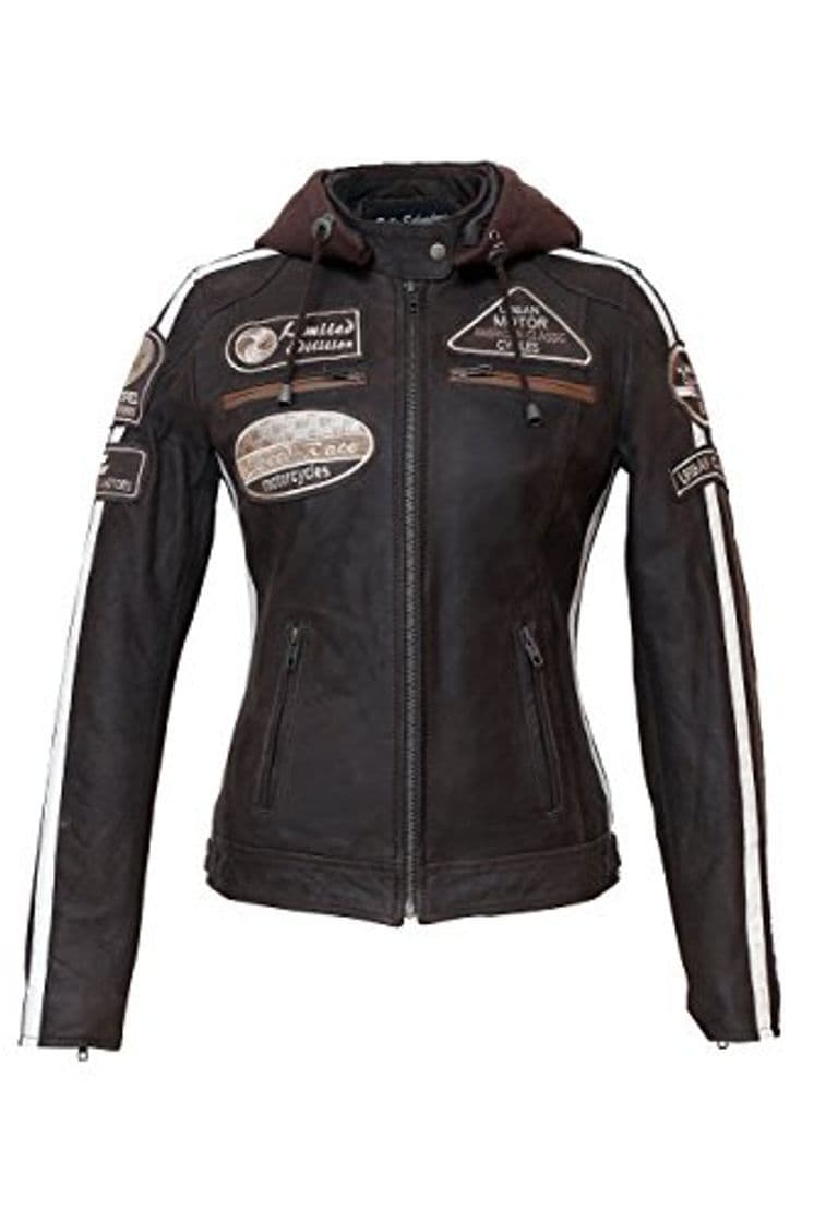 Moda Chaqueta Moto Mujer de Cuero Urban Leather '58 LADIES'