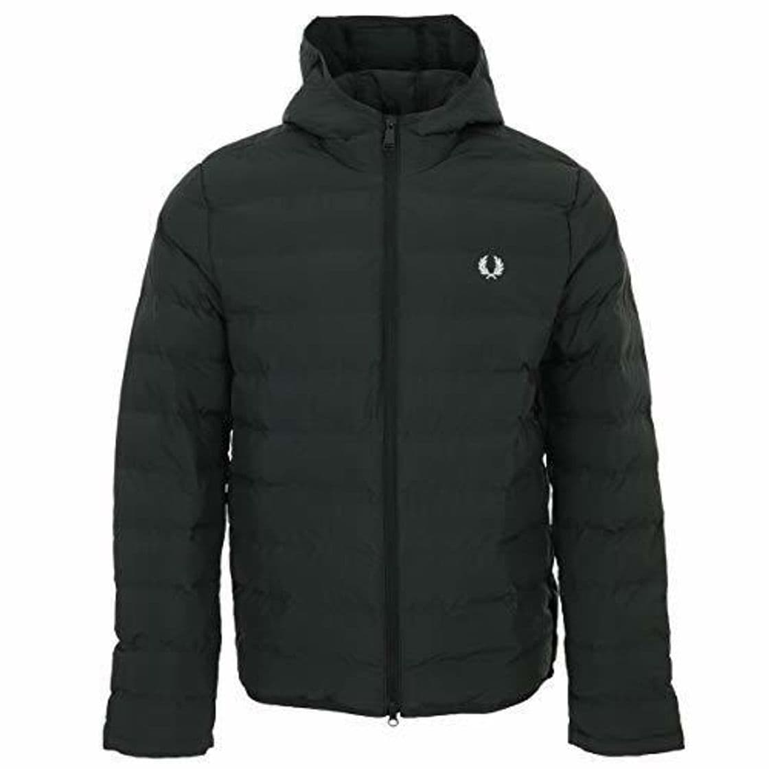 Fashion FRED PERRY Insulated Hooded Jacket Abrigos Hombres Negro