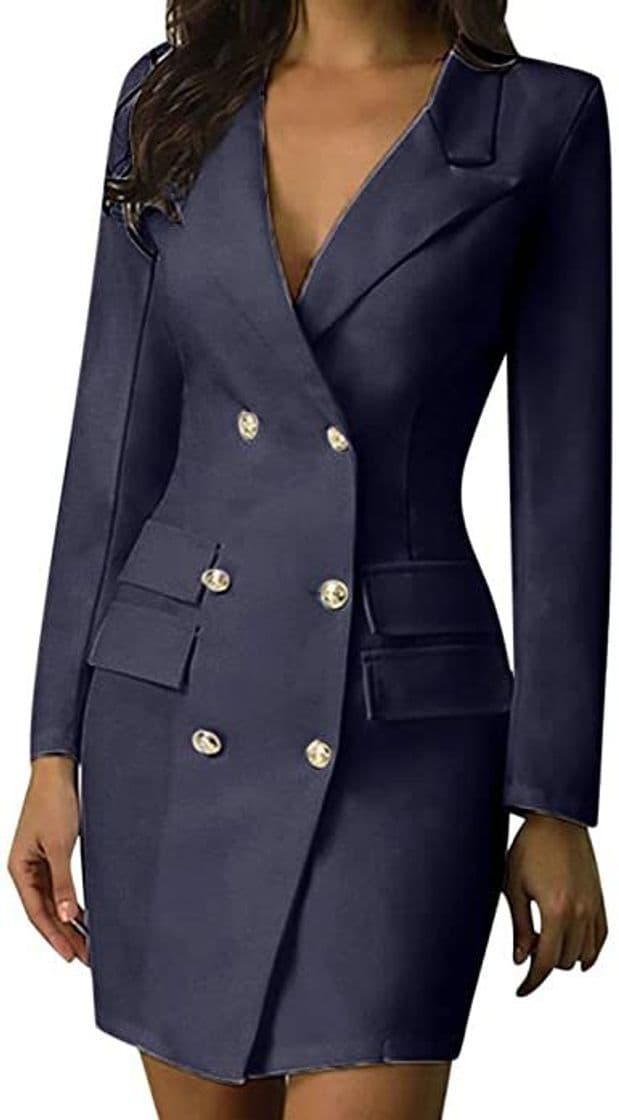 Producto STRIR Mujer Blazer Chaqueta del Traje Manga Largos Mini Vestido Oficina Negocios