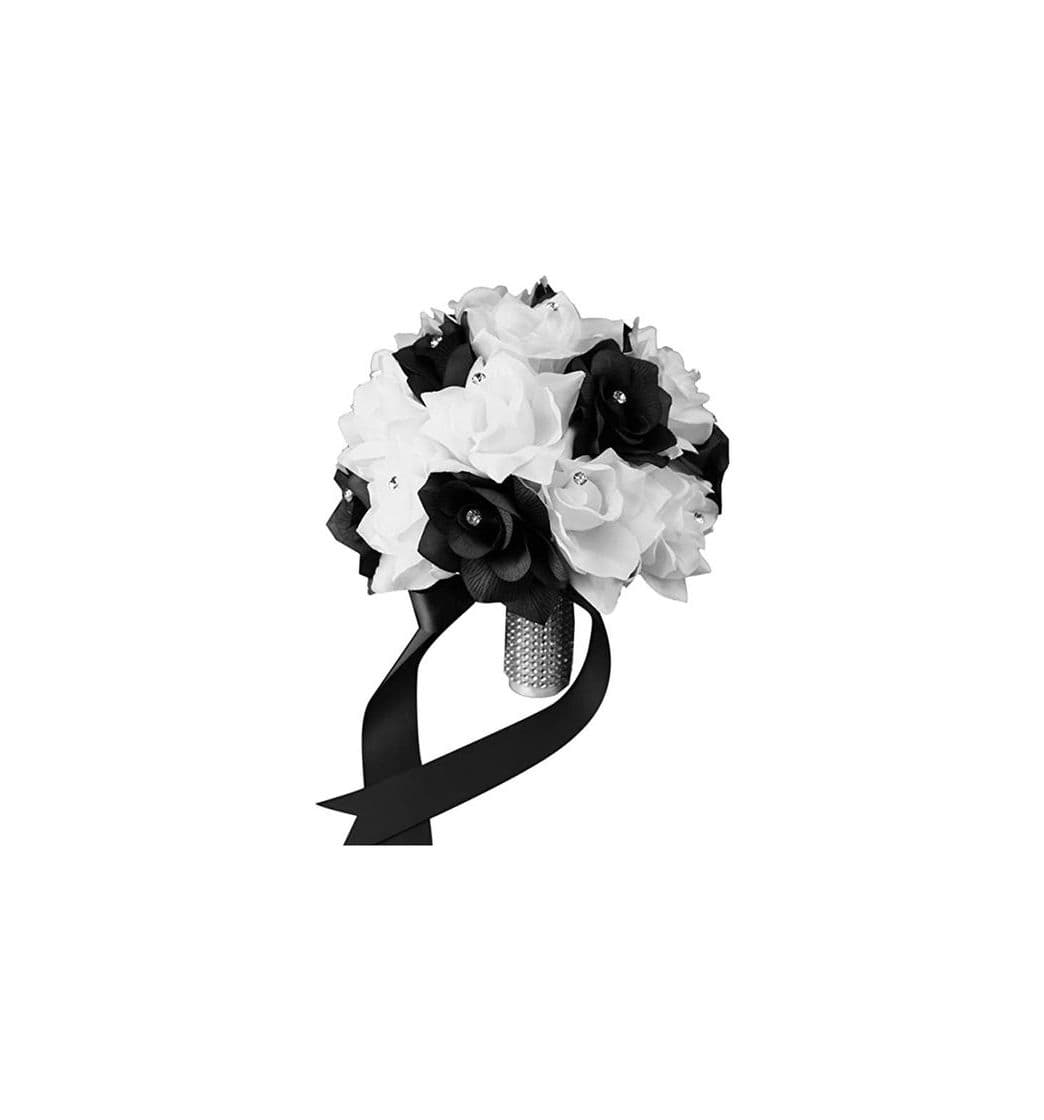 Product ramo de novia negro con rosas