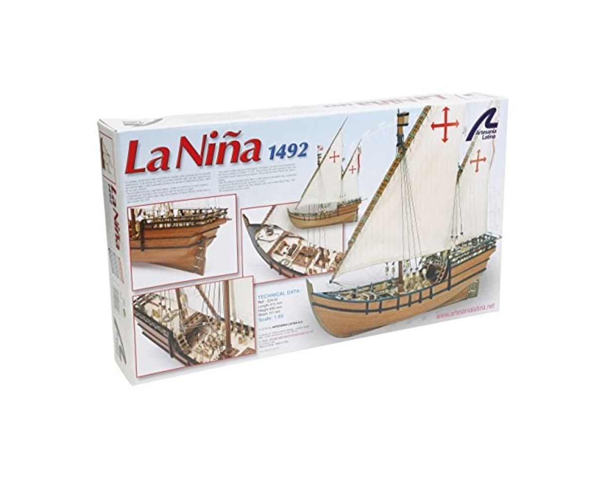 Product Artesanía Latina 22410. Maqueta de barco en madera Carabela La Niña 1