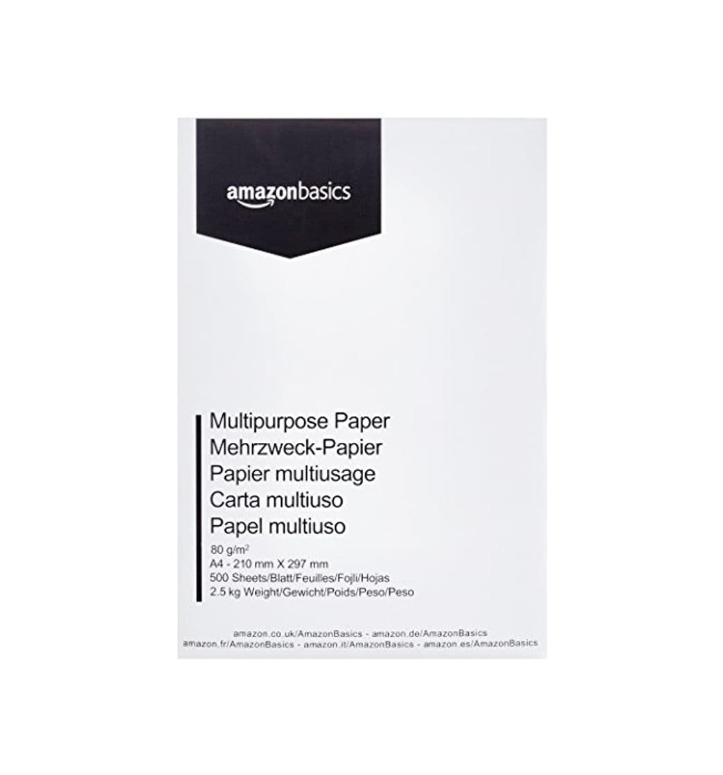 Producto AmazonBasics Papel multiusos para impresora A4 80gsm