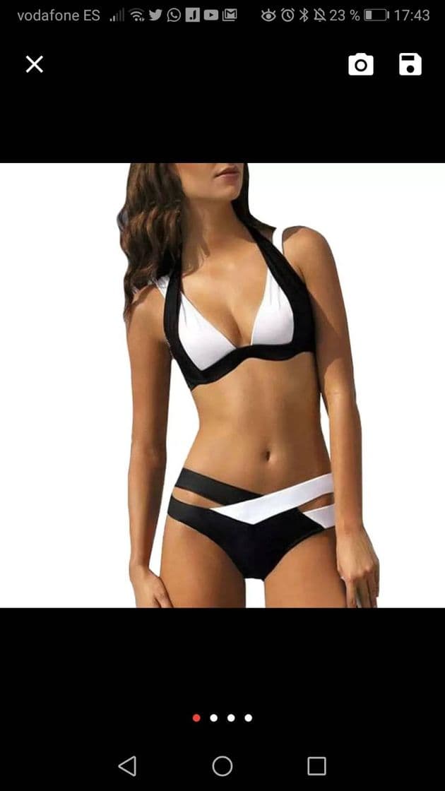 Moda Bikini de 2 colores