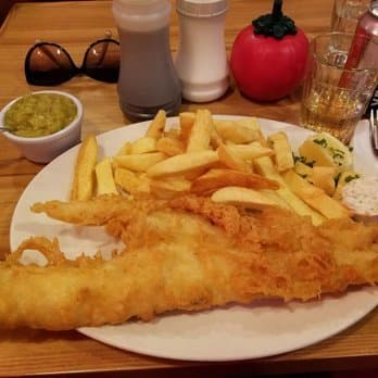 Restaurantes Golden Union. Fish and chips.