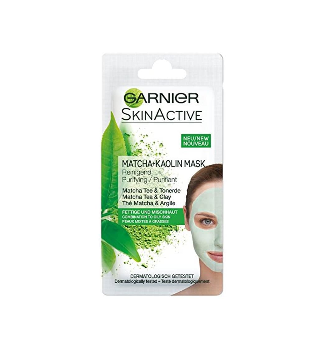 Beauty Mascarilla Facial Purificante Té Matcha y Arcilla, de Garnier SkinActive