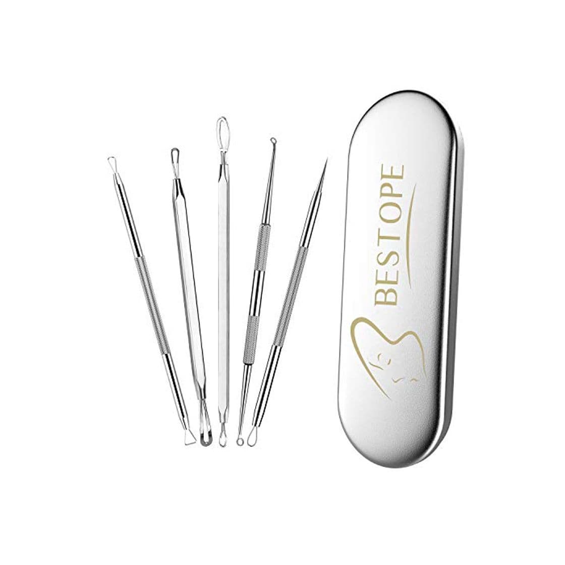 Beauty BESTOPE Juego de 5Pcs Blackhead Remover Dermatologist Grade Kit