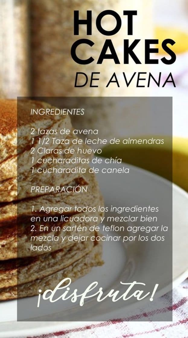 Fashion Hot cakes de avena