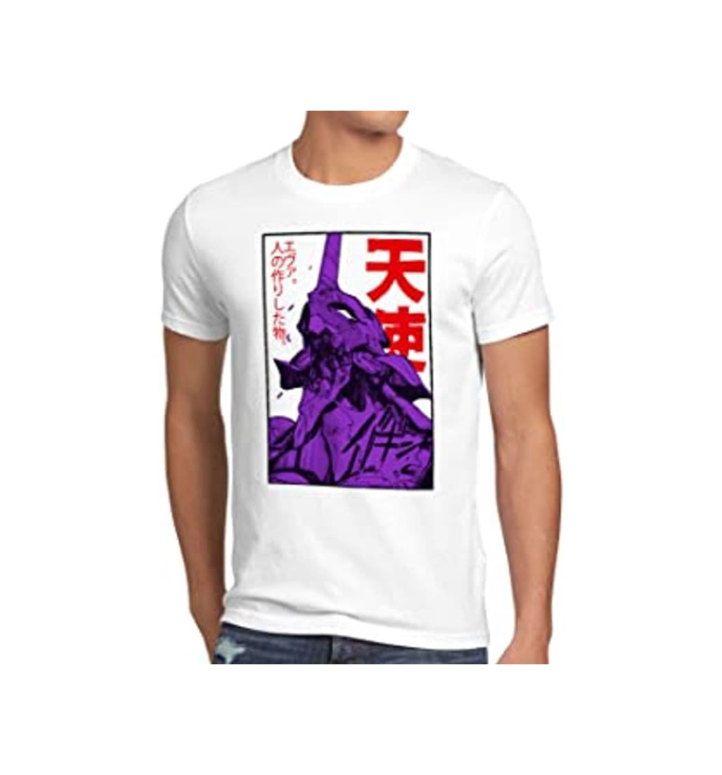 Fashion style3 Asuka Evangelion Camiseta para Hombre T-Shirt Shinji tokyo3 Neon Genesis, Talla