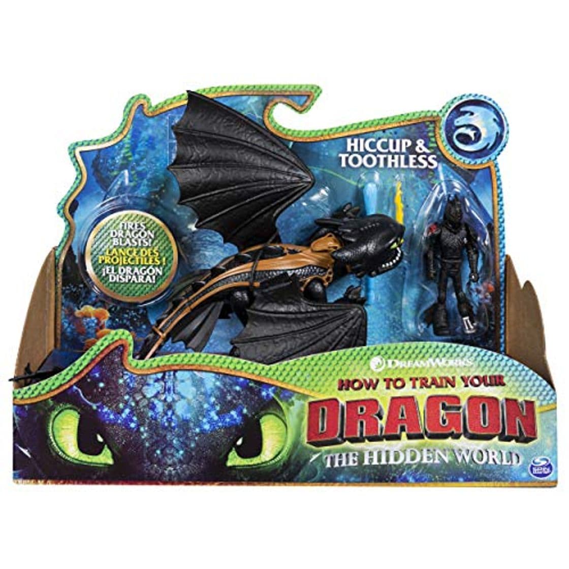 Product Dragons 6052275 Viking - Figuras de Hiccup sin dientes y colores mezclados