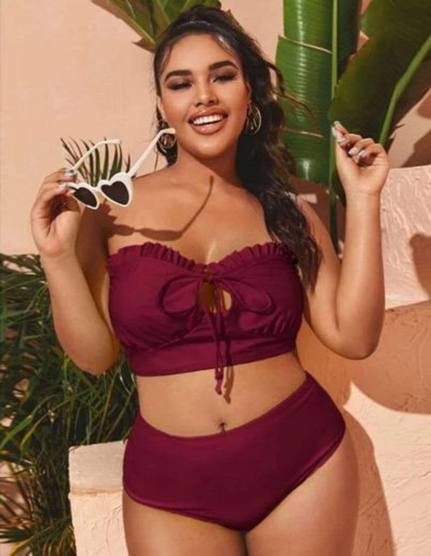 Moda Bikini color vino