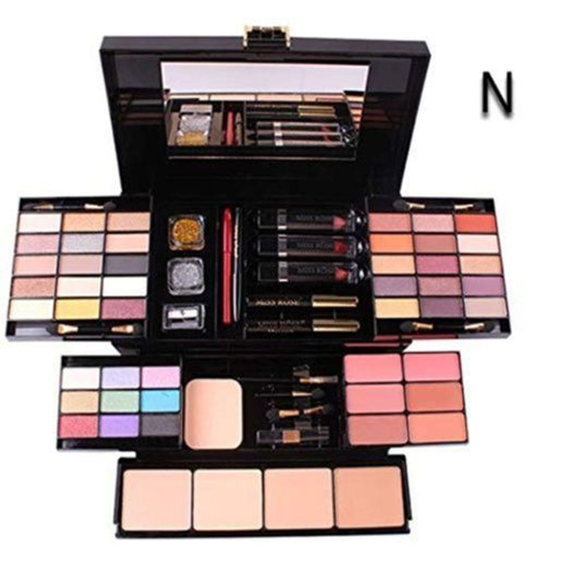 Producto UCANBE BELLE Set Maquillaje Box 39 del Color del Profesional compone Sistemas