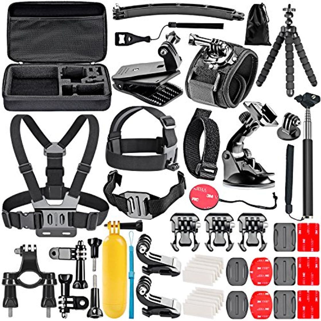 Electrónica Neewer 50-in-1 Acción Kit de Accesorios de cámara para Gopro Hero 6