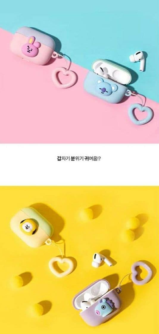 Product BT21 Airpods Pro Case Heart Ring Duo 

