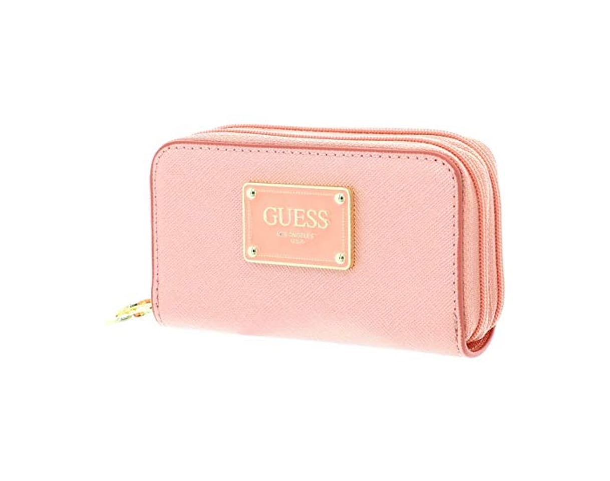 Producto Guess Bahia Double Mini Zip Wallet Peach