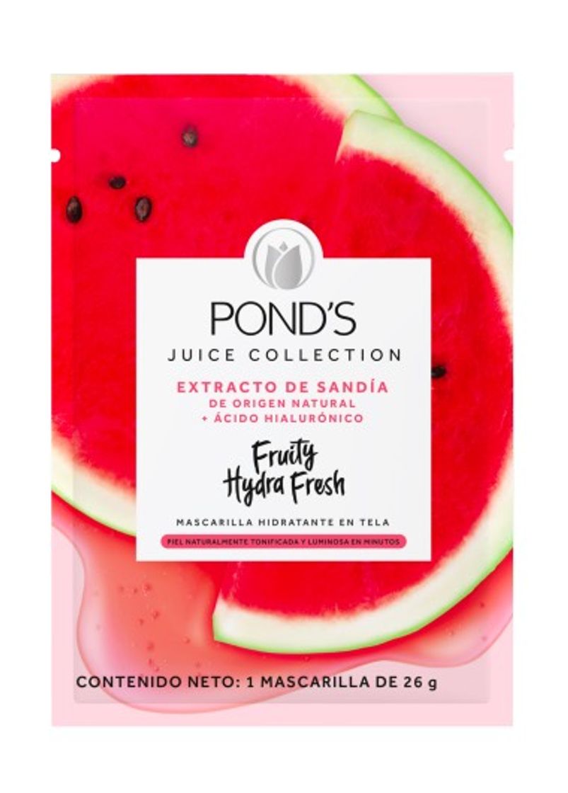 Fashion Mascarilla Pond’s Fruity Hydra Fresh 