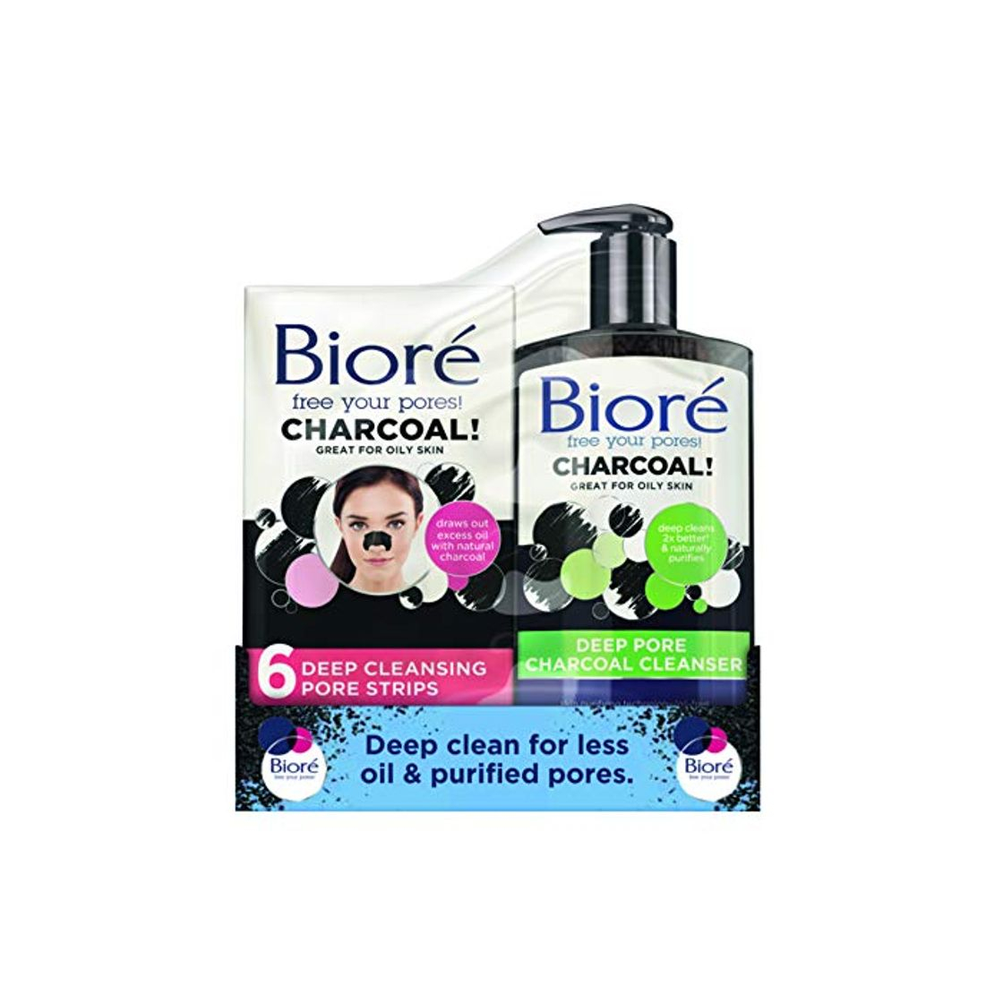 Product Biore - Kit de limpieza facial de carbón