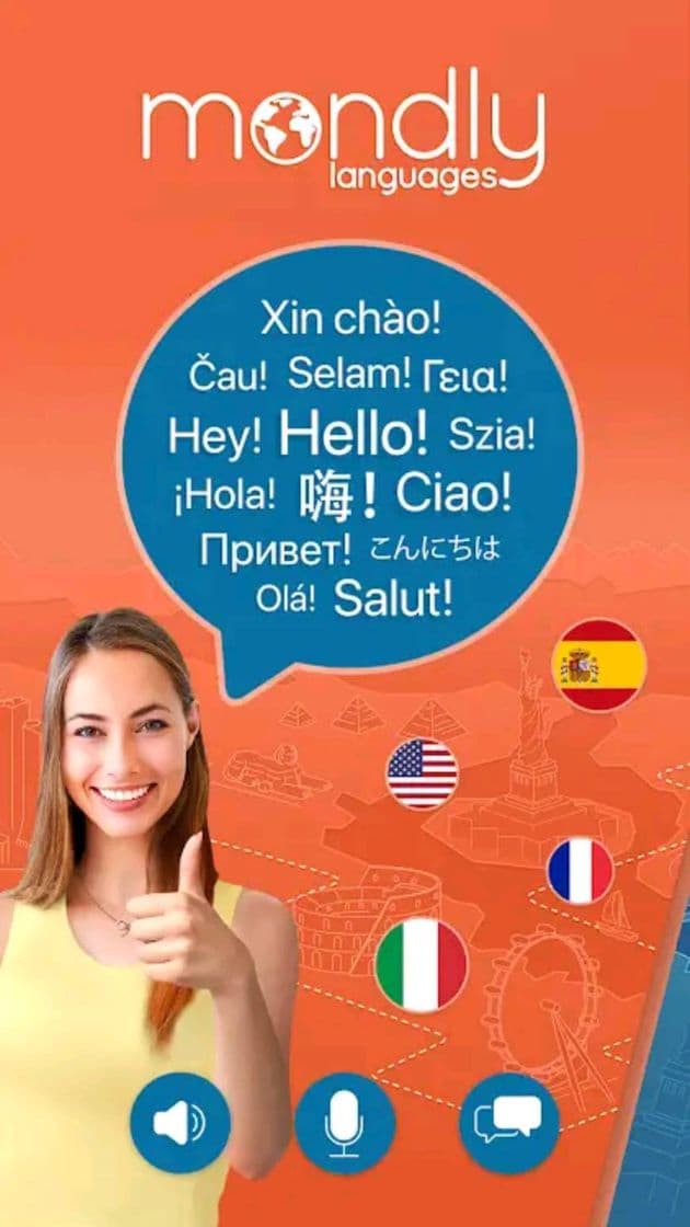 App Learn 33 Languages Free - Mondly 