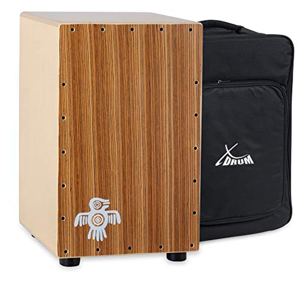 Producto XDrum Cajón Peruana en madera de zebrano