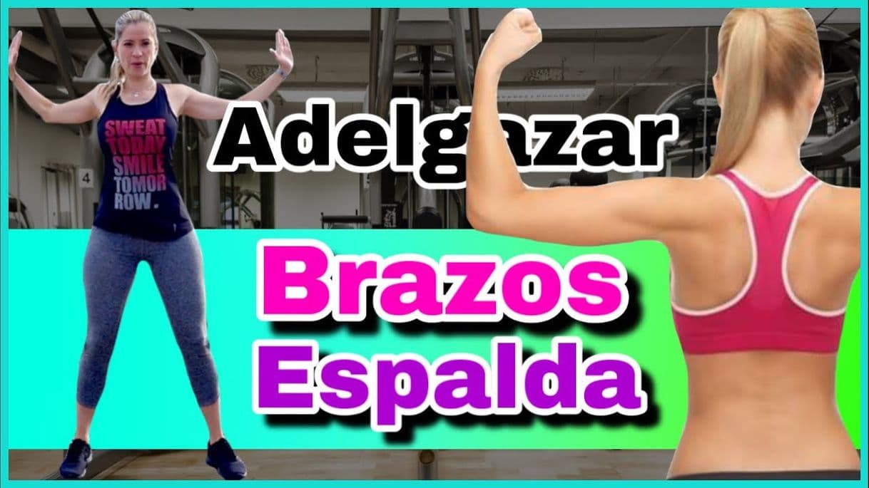 Fashion Rutina para ADELGAZAR BRAZOS Y ESPALDA RÁPIDO - YouTube