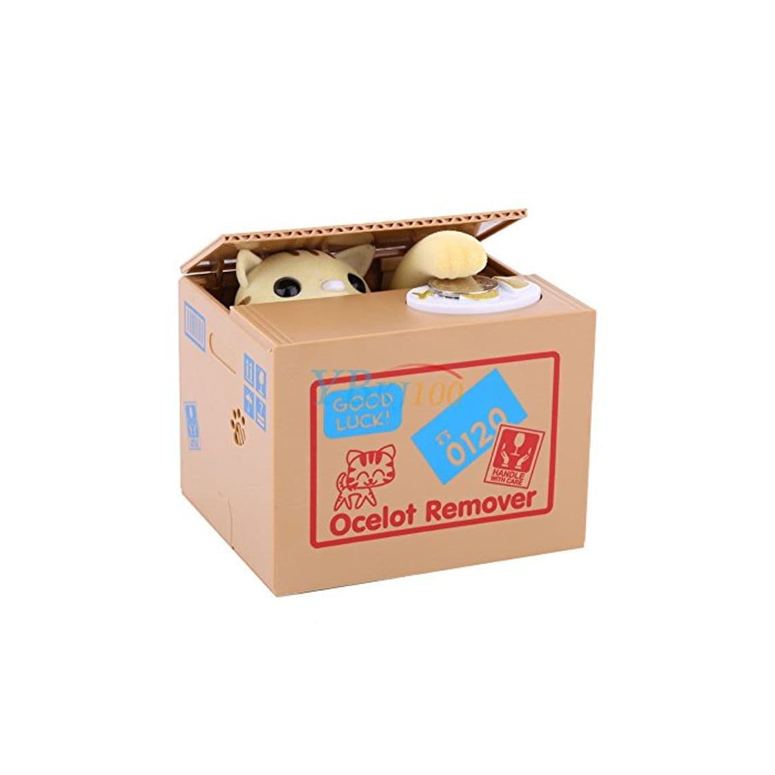 Product Yosoo Hucha de Gato Caja Automático Alcancía de Gato Electrónico Hucha Ahorro