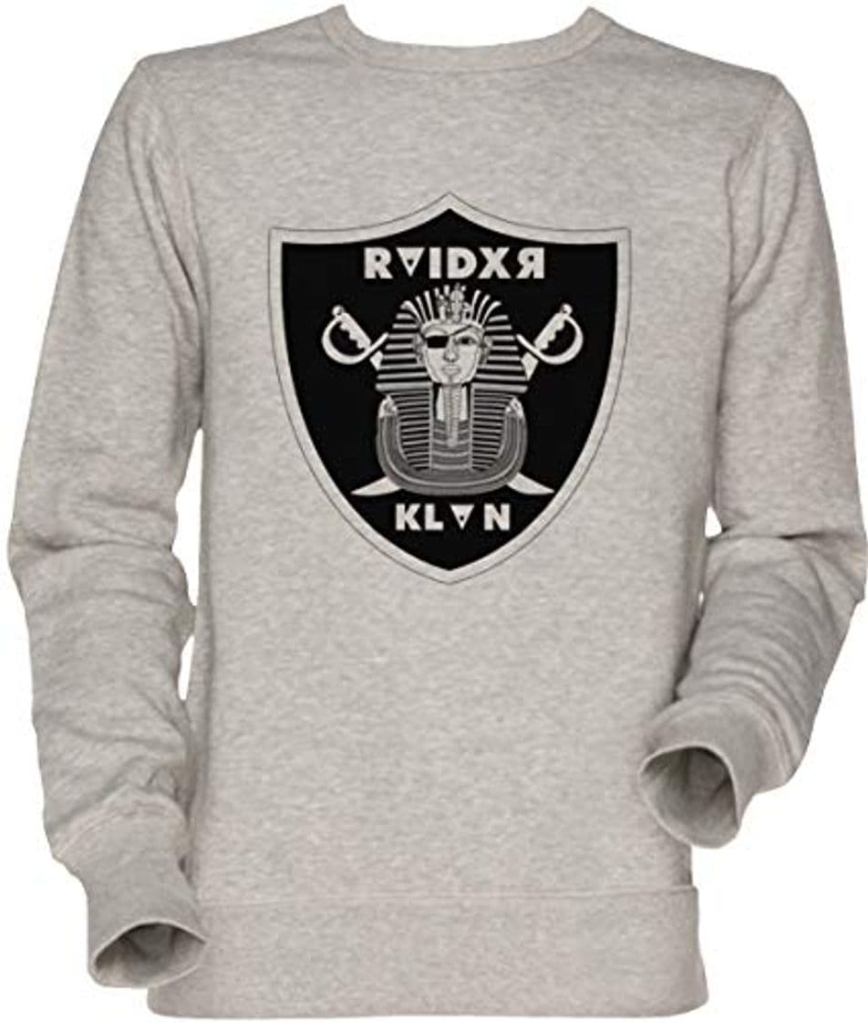 Fashion Vendax Raider Klan Unisexo Hombre Mujer Sudadera Jersey Gris Men's Women's Jumper Sweatshirt Grey