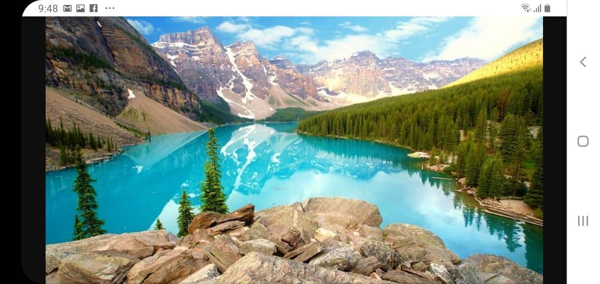 Place Lago Moraine, uno de los lugares más hermosos de Canadá