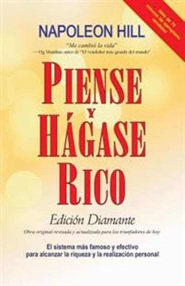 Libro Piense y Hagase Rico: Edicion Diamante: Obra original, revisada y actualizada para los triunfadores de hoy