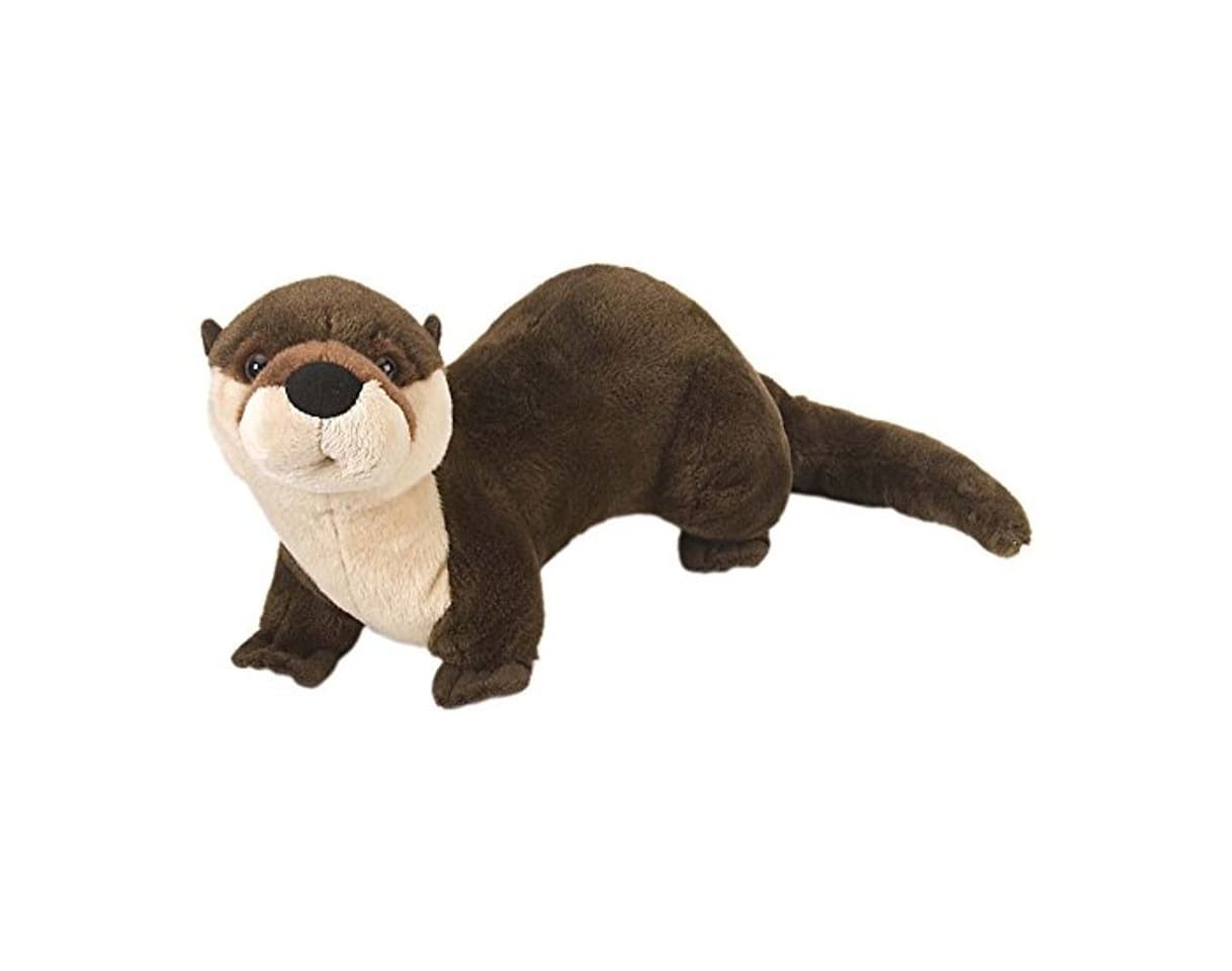 Product Wild Republic-10949 Peluche Nutria Europea Cuddlekins, Color marrón, 15"