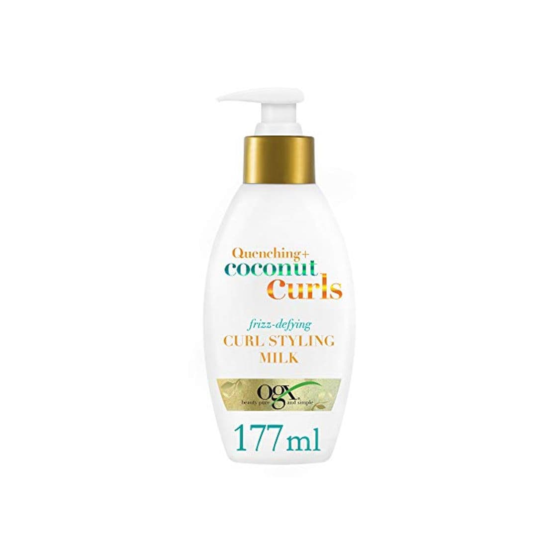 Product ogx de remojo con coco rizos Frizz desafiando Curl Estilo Leche