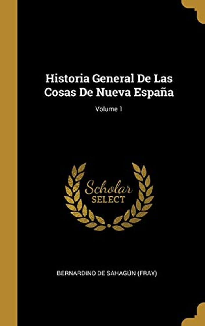 Book Historia General De Las Cosas De Nueva España; Volume 1