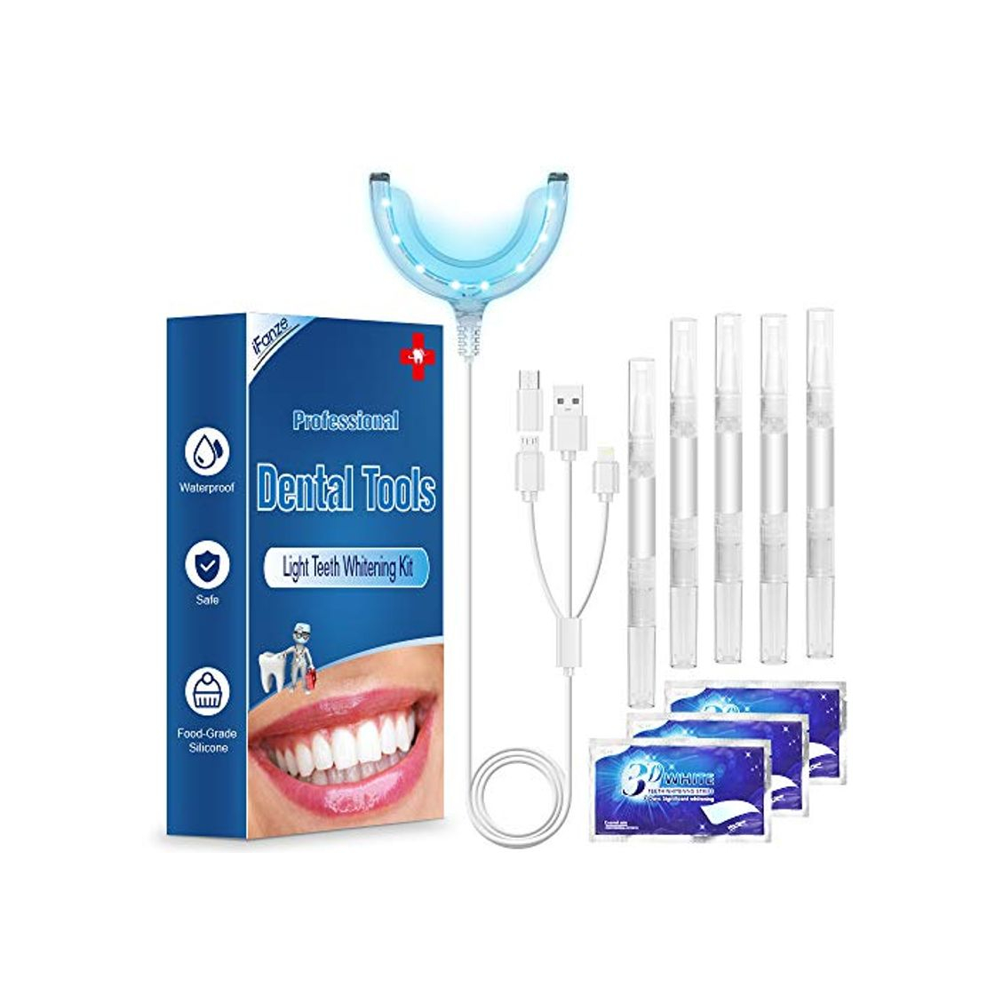 Producto Kit de Blanqueamiento Dental Gel 5PCS ifanze Blanqueamiento de Dientes Luz*1