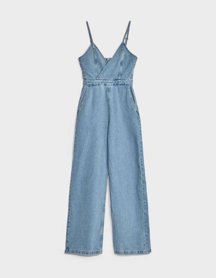 Fashion OVERALL DENIM WIDE LEG 