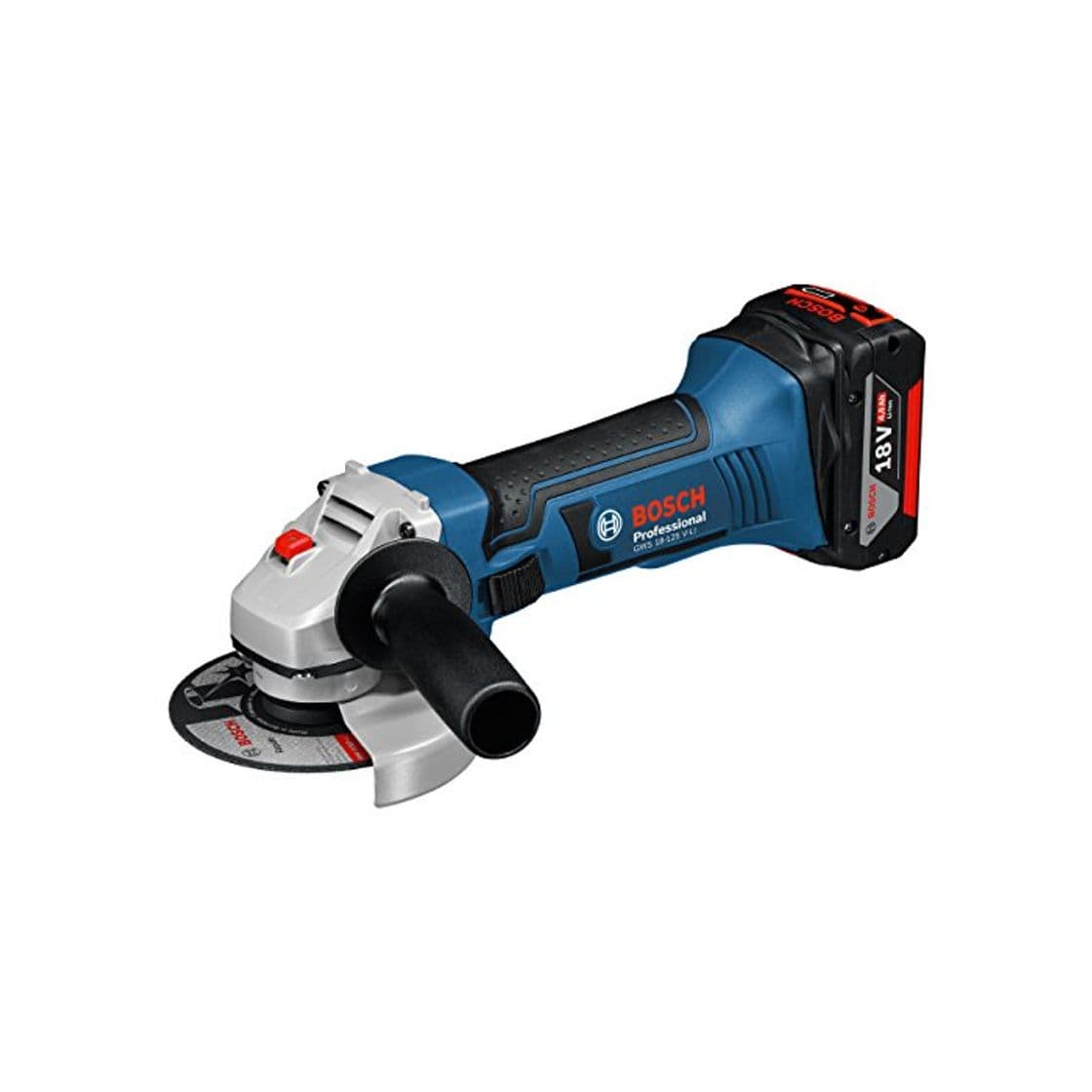 Product Bosch Professional GWS 18-125 V-LI - Amoladora angular para metal a batería