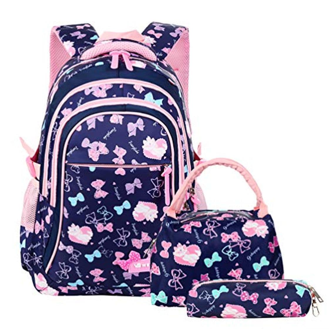 Producto Vbiger Mochilas Escolares Niña 3 en 1 para 7 a 16 Años Dark Blue