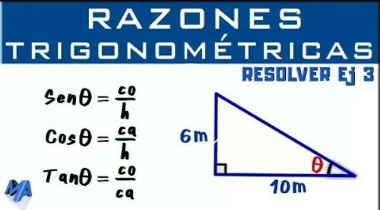 Moda Triángulo rectángulo | Razones Trigonométricos | Ejemplo 3