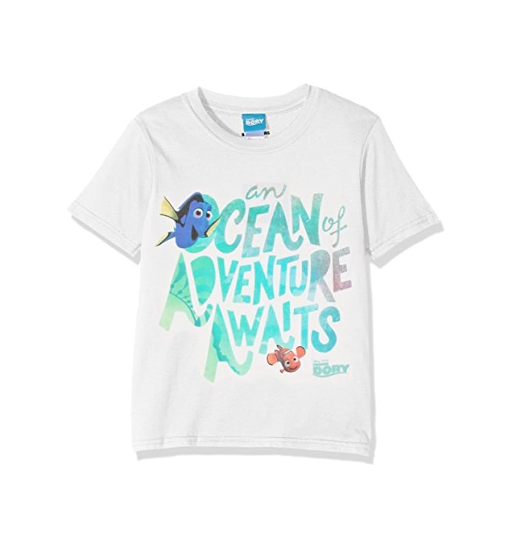 Product Disney Finding Dory K T RFKTS598 Camiseta, Blanco