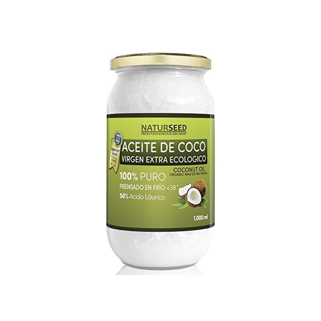 Product Naturseed Aceite de coco - Virgen Extra Organico