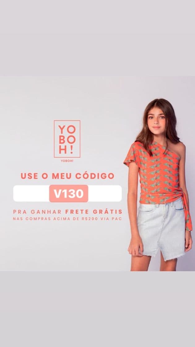 Fashion Yoboh! Loja on-line oh,boy! Código ✨V130✨para frete grátis 