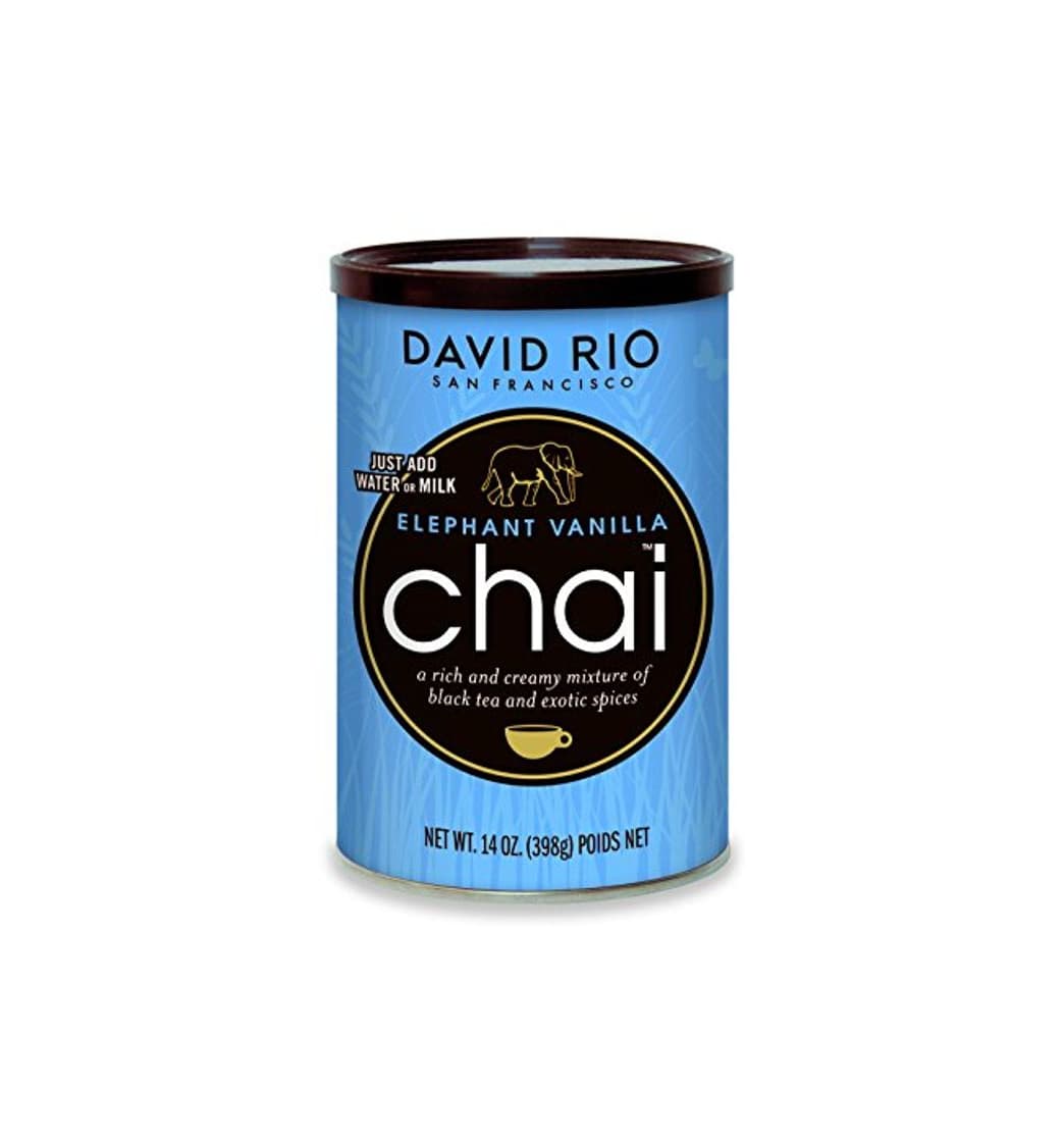 Producto David Rio Chai Mix, Elephant Vanilla, 14 Ounce