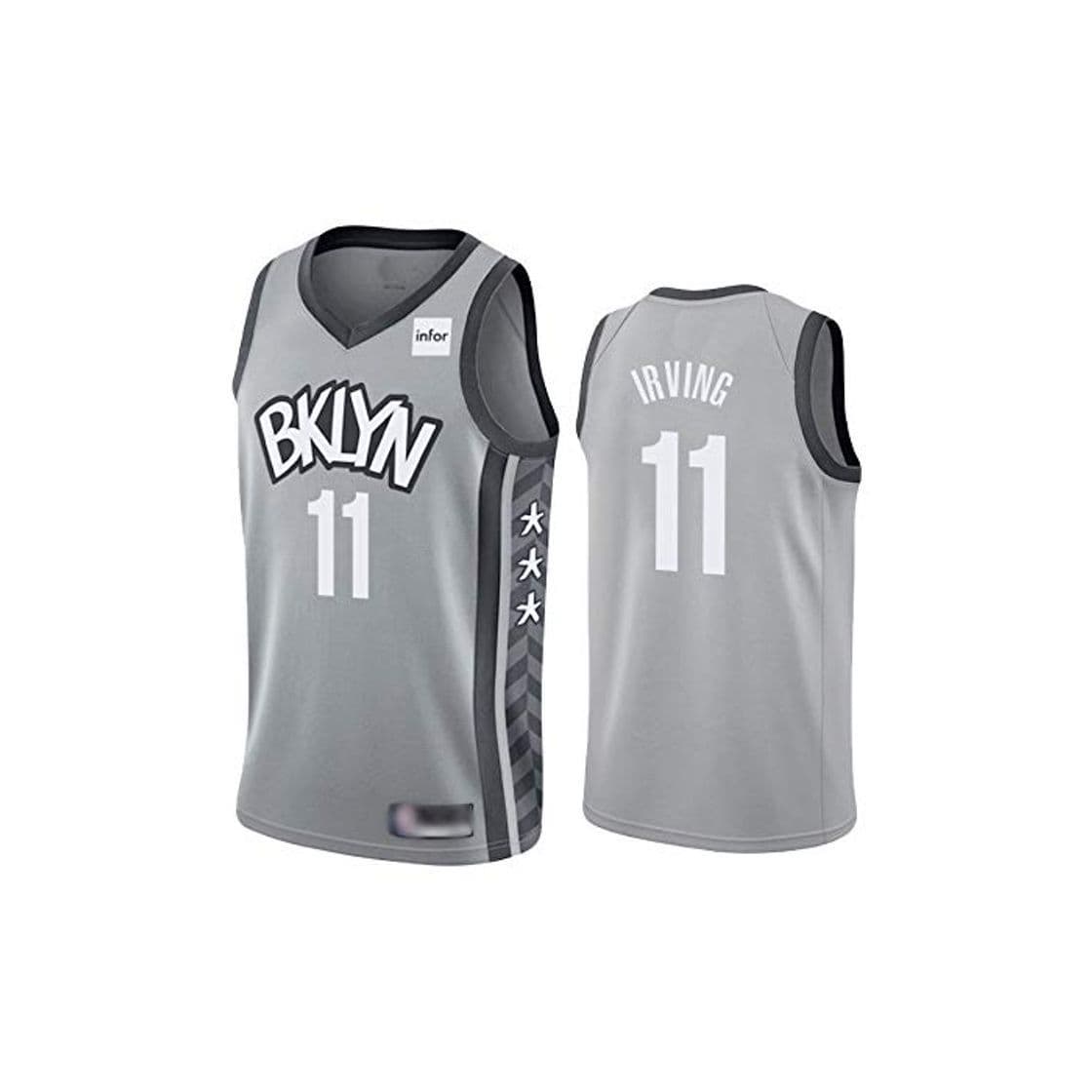 Producto WOLFIRE WF Camiseta de Baloncesto para Hombre, NBA,Brooklyn Nets # 11 Kyrie