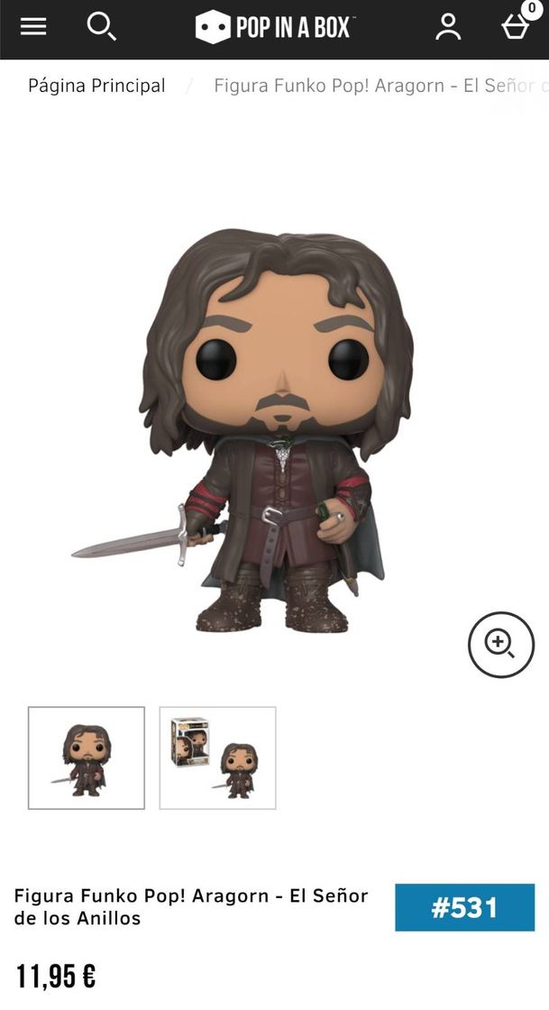 Producto Funko Aragorn